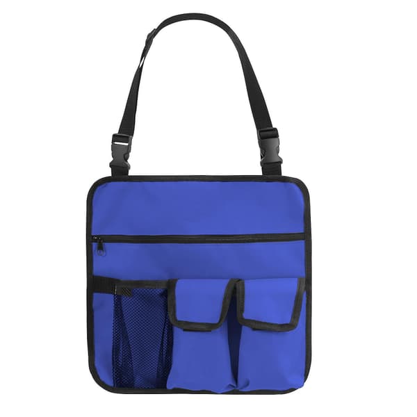 (blå) Campingstol Hengende Veske Armlene Side Organizer Strand Multi