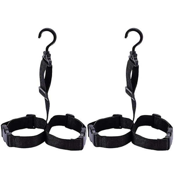 2 Sarjaa Lanyard-Tarvikkeita Wader-Saappaiden Teline Wader-Saappaiden Pidike Hiihto-Saappaiden Kiinnike Musta 42x29cm
