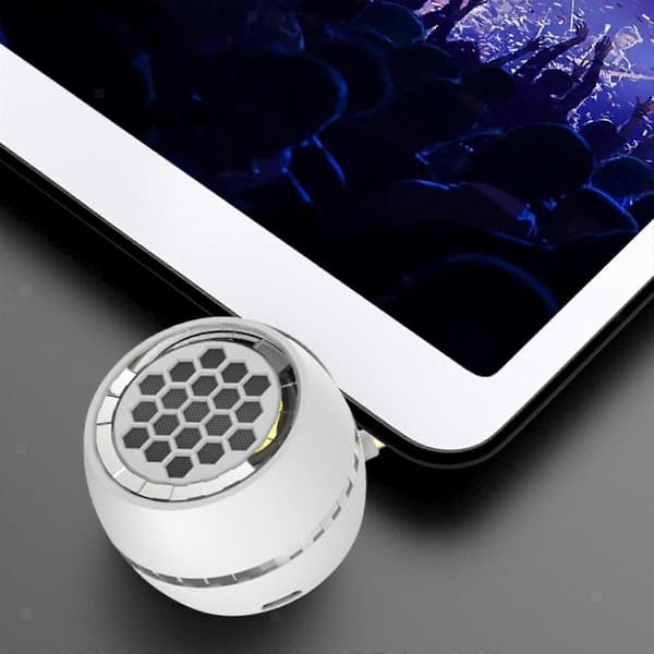 Mini Phone Speaker, 3.5mm AUX Input Portable Rechargeable for Pad Laptop