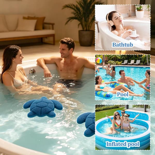 Whirlpool skumabsorberende 2 stykker, skildpadde olieabsorberende svampeskumbolde