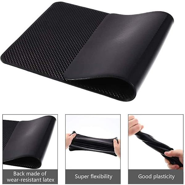 2-pack Bilhållare Halkskyddande Matta, Halkskyddande Matta För Instrumentbräda, Bilmatta Instrumentbräda Klibbig Pad Limmatta För Mobiltelefon Solglasögon Etc.