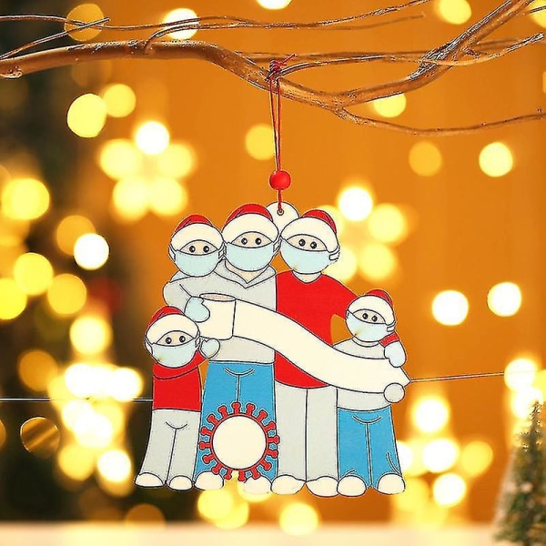 Juldekorationer Julgran Dock Träd Toppstjärna Gammal Man Snögubbe Älg Barns Kreativa Hängande Ornament #2