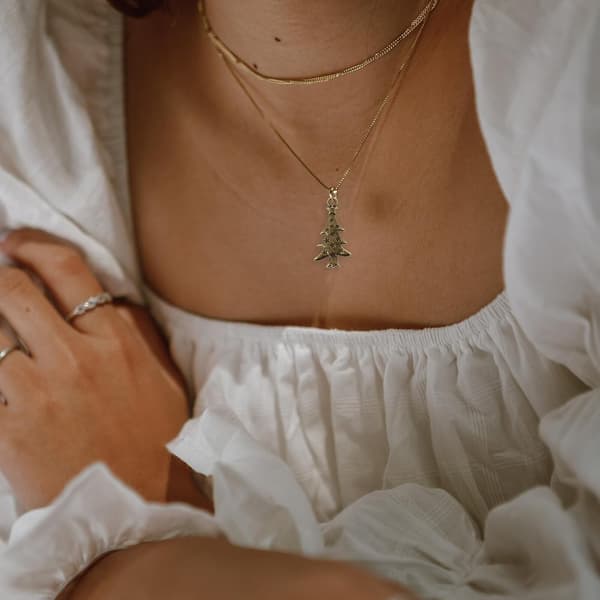 100 stk DIY stjernevedhæng tilbehør juletræ julehalskæde charms
