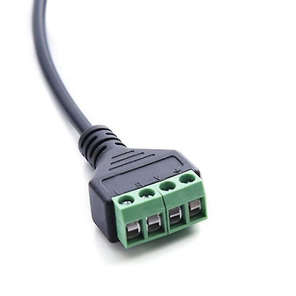 3,5 mm ruuviliitinsovitin kaiutinkaapeli 4-ytiminen stereo Trrs