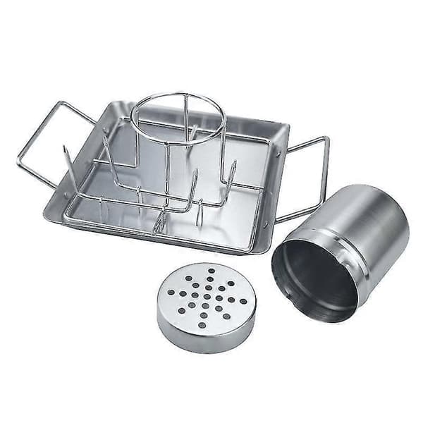 Øldåse kyllingestativ, lodret kyllingegrillstativ i rustfrit stål, 26*18,5*9,5cm