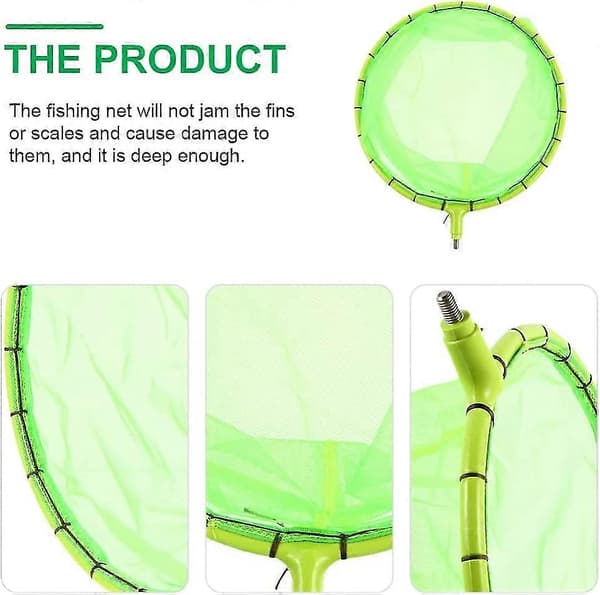 Mesh Fishing Net Replacement Head - Lightweight Landing Net for Catch and Release or Butterfly Net - 2 Pcs Random