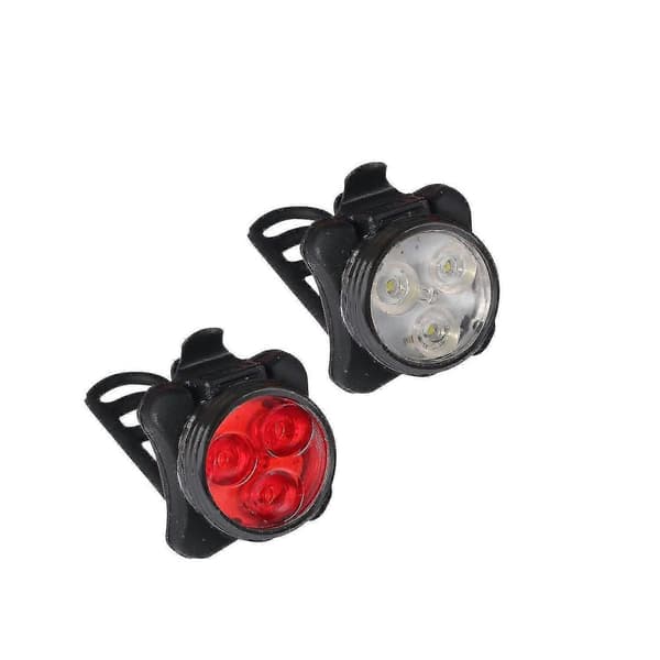 Bike Light Set Rechargeable Front and Rear Super Bright LED Bicycle Light (1 set)