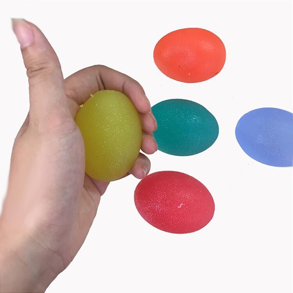 5 stk. Aflastningsbolde, Klemøvelser Stressbolde, Gel Håndbolde til Gigt Hånd, Finger, Greb Styrkelse og Stressaflastning