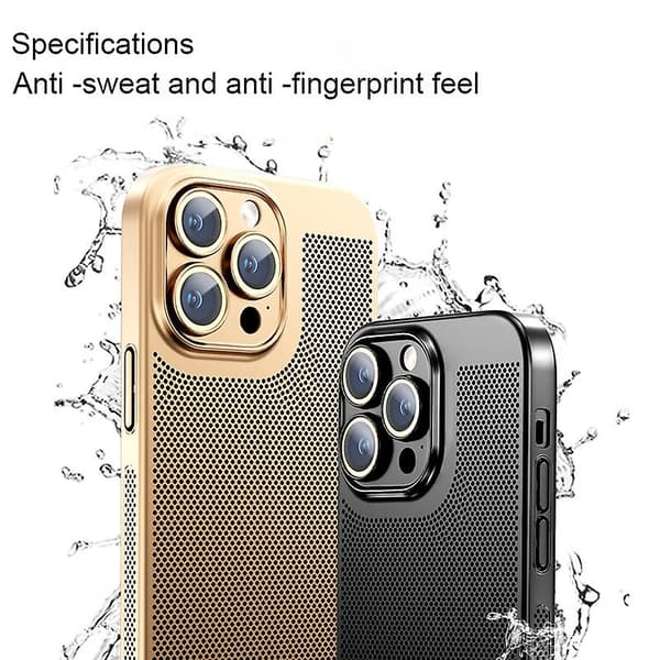 Til iPhone 13 Ice Sense Varmeafledning Galvanisering PC Telefoncover