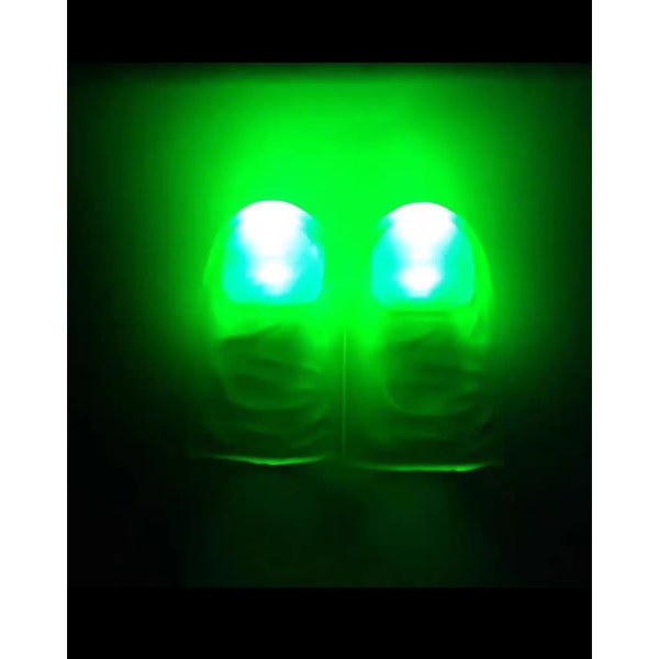 LED-fingerlampa (10 st) Tumljus + spik genom finger med bandage, magic lysande finger magic trick, falskt finger, busverktyg för hall