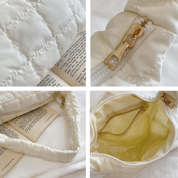Liten Tote Bag for Kvinner, Jentegitter Underarm Bag, Topphåndtak Skuldervesker Gave Blå