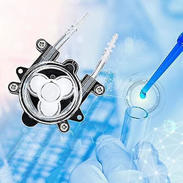 Peristaltisk pump, DC 12V Mini peristaltisk pump Bio-engineering laboratorium Biokemisk pump(c) Hy
