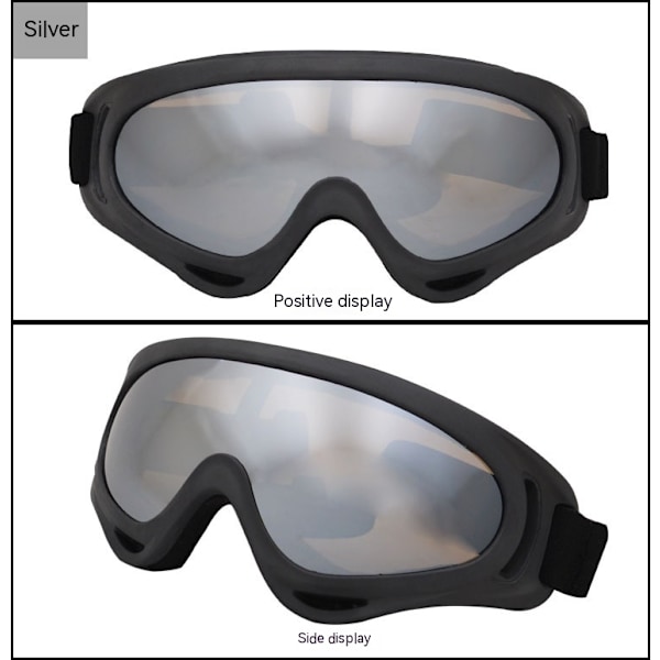 2PCS Motorcykelglasögon Glasögon, UV400-skydd Smutscykelglasögon, Glasögon Säkerhetsglasögon för Män Kvinnor