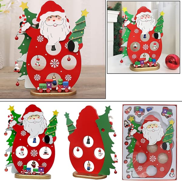 3D Mini Wooden Christmas Tree 24CM DIY Tabletop Christmas Tree