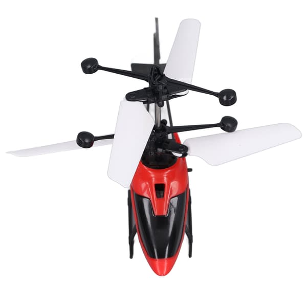 Mini RC Helicopter Stable Rotational Speed Boost Glow Waterproof Induction Helicopter Toy Red
