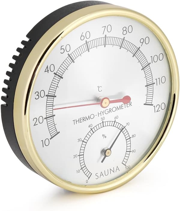 2-i-1 Bastu Termometer-Hygrometer, Tillbehör för Hembastu