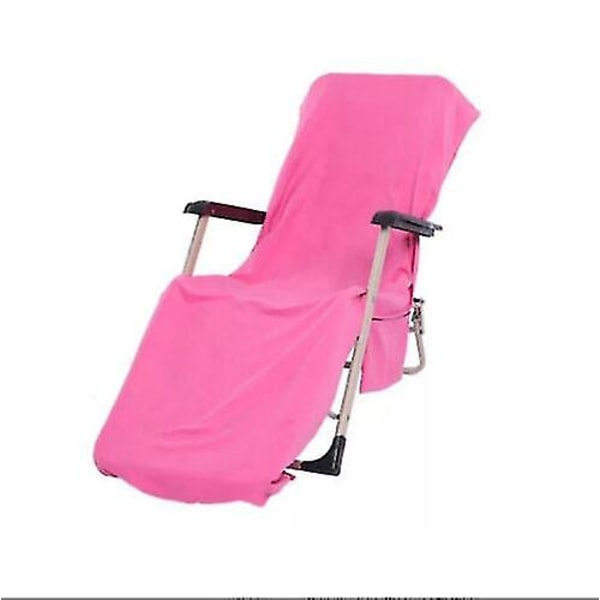 Strandstoltrekk Hage Solstol Lounger Mate Strandhåndkle 70*210cm rød red