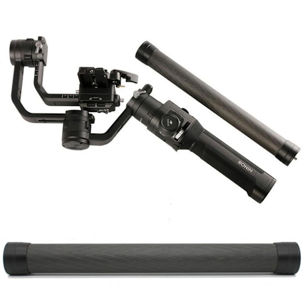 Kulfiber Selfie Stick Stang Udtrækkelig Til Ronin S/feiyu/zhiyun Gimbal 1/4