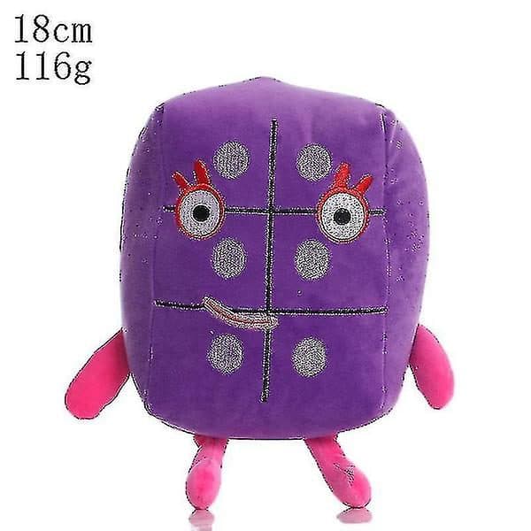 Numberblocks Plysjdukke Digital Byggeklods Legetøj 9