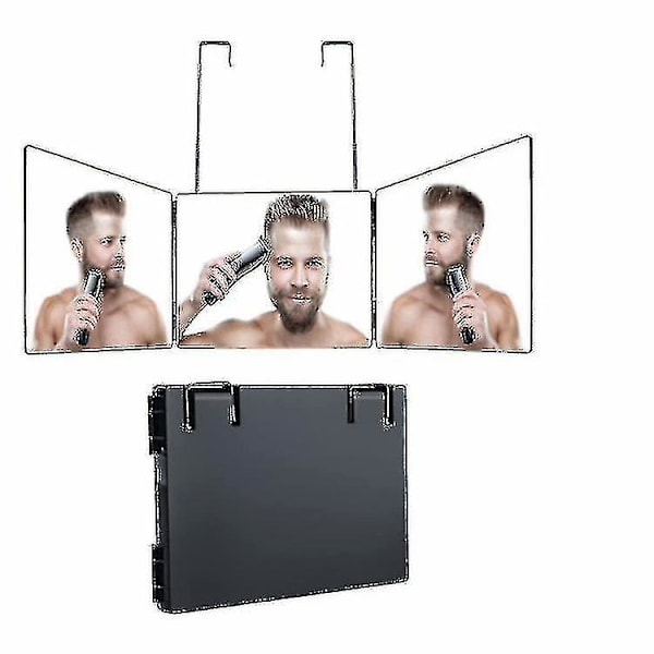 Foldbart Hængende Tresidet Makeup Spejl
