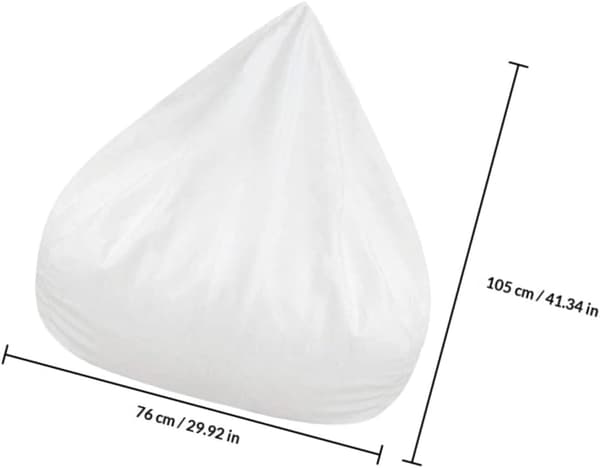 Bean Bag Inner Liner for Lazy Sofa, Mesh Cloth Sleeve 130x90x155cm