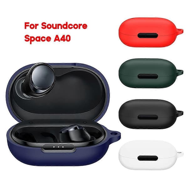 Beskyttelsesetui til Soundcore Space A40 Vaskbare Silikoneetuier Krog_tfrf