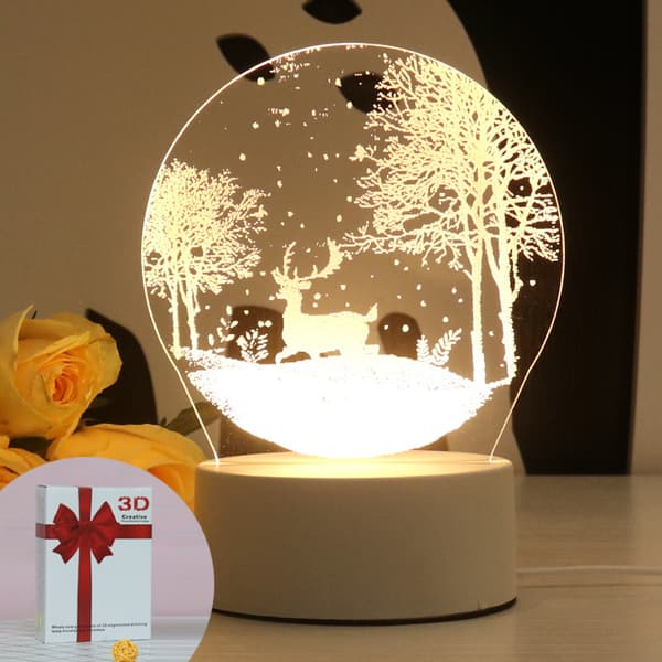 3D LED Lamp Creative Night Lights - Table Lamp for Home Decor