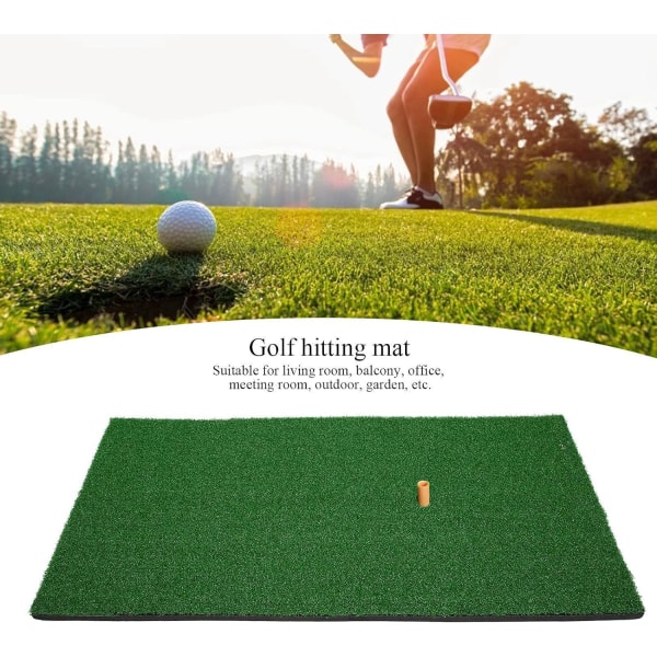 Golfmatte Nylon gress Golftrening Treningsmatteutstyr for balkongkontorhage, for golfelskere