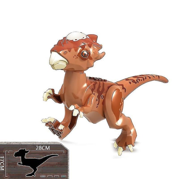 Jurassic Dinosaur World Spinosaurus Ankylosaurus Dinosaur Building Blocks Model Diy Building Blocks Pædagogisk legetøj GaverL18