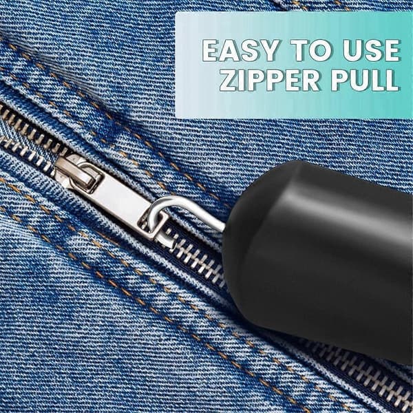 2 Button Aids with Non-Slip Grips to Help with Shirts, Jackets, Button Hook Aids for the Elderly and People with Arthritis