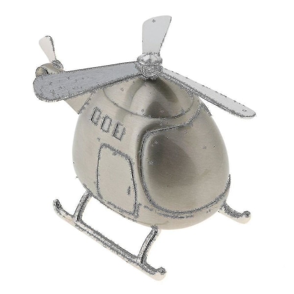 Sarjakuva helikopteri säästöpossu metallinen raharasia Kolikoiden säästölaatikko lapsille lahjoja, kodin koristeita