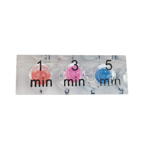 3 stk Mini Sandklokke Timer Barn Lekesett Leketimer Sandklokke Timer Barn Leke