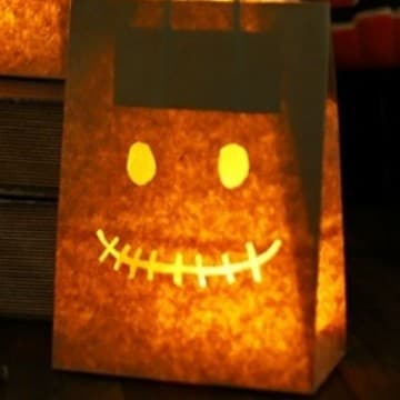 Glødende Halloween-slikposer til børn, 4 tilfældige mønstre S S