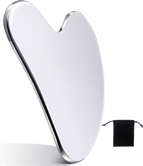 Gua Sha Stein Metall - Gua Sha Skrape Rustfritt Stål