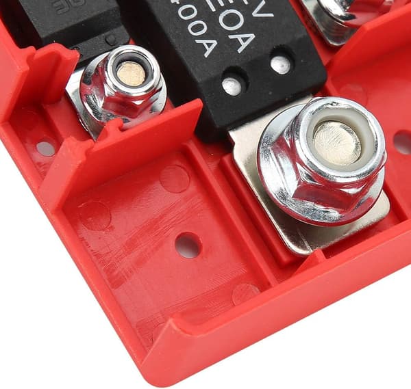 32V 400A Batteriterminal til Bil, Batteridistributionsblok Hurtigudløser Batteriterminalstik Auto Modificerede Dele
