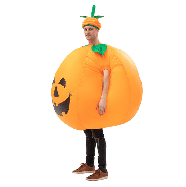 Uppblåsbara pumpa-kostymer Halloween Cosplay-dräkter