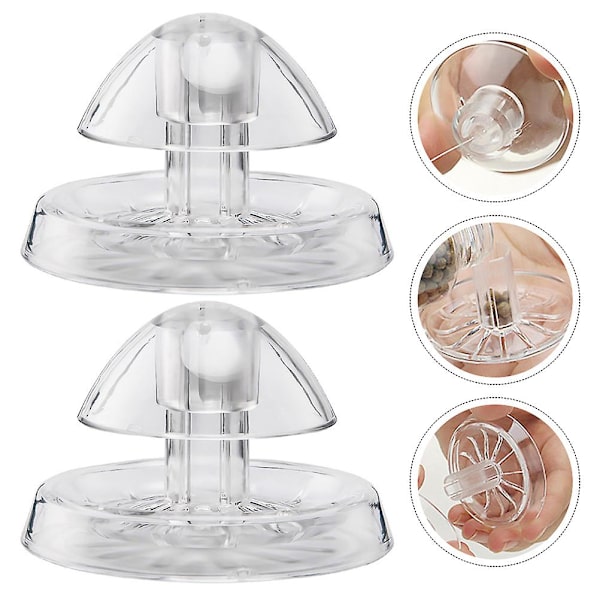 2 st Snigelfälla för Akvarium Transparent Snigeluppsamlare Bekväm Akvariumsnigelfångare