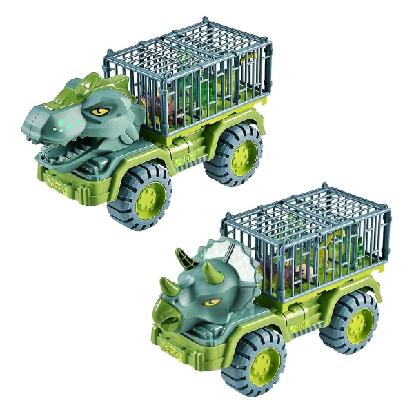 Lasten Dinosauruksen Kuorma-auto, Vetävä Dinosauruksen Auto, Leikkikalu Dinosauruksen Kuljetus Kuorma-auto, Mini Dinosauruksen Auton LeikkisarjaB