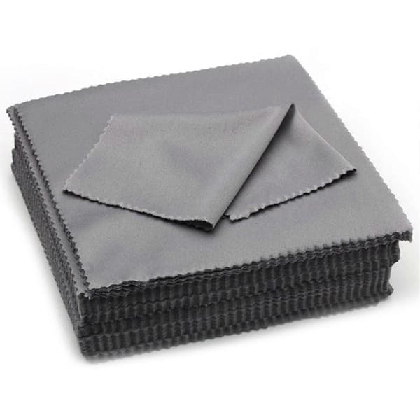 100-pack Mikrofiber Rengöringsdukar för Glasögon, Elektronikskärmar och Linser