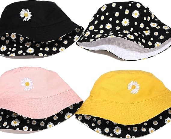 Summer Double-Sided Floral Bucket Hat as seen on TV A A