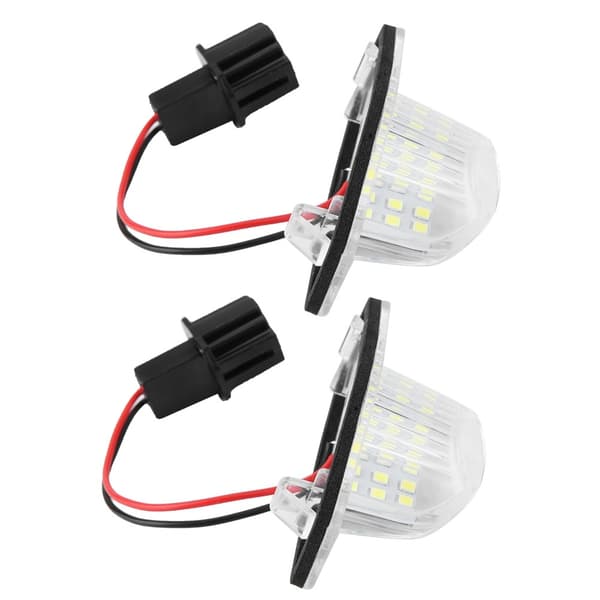 2st 18 LED Vänster & Höger Bilskyltbelysning för Honda Fit / Jazz 2002-2014