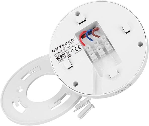PIR Bevægelsessensor Loft Overflademontering 360° Max 1200W