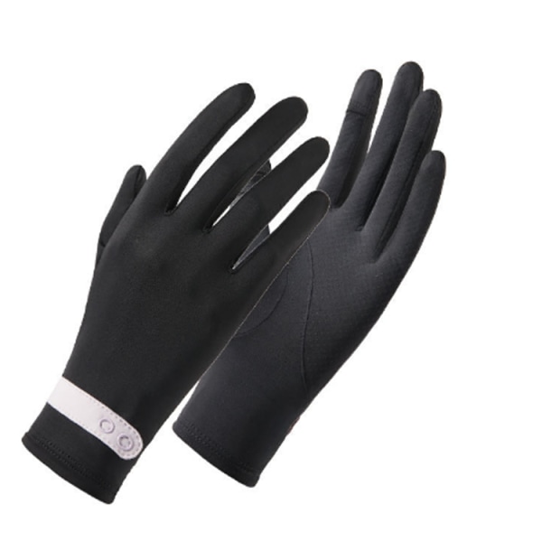 Solbeskyttelseshandsker til kvinder, Fuldfinger Touchscreen-handsker, UPF 50+ sommer UV-beskyttelseshandsker til golf, Vandreture og