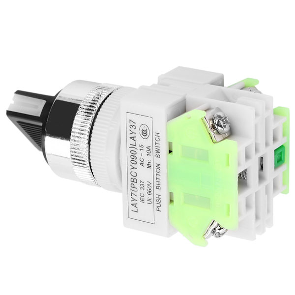 Self-locking Rotary Switch LAY37-20X31 3-Position Holder