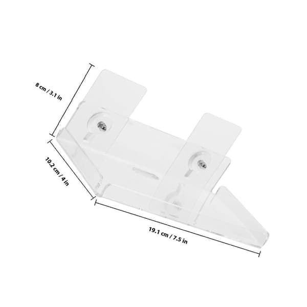 Wall Mounted Camera Mount Floating Shelves for Security Cameras Easy Installation No Drilling Homeowner 1 Set[DB]