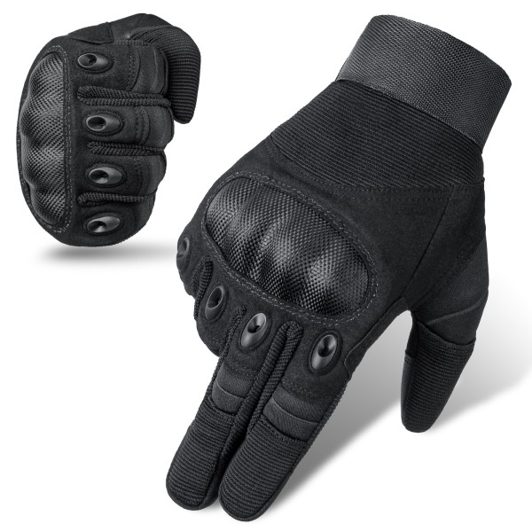 Motorcykelhandskar för män och kvinnor | Touch Screen Hårda Knuckle Taktiska Handskar | Airsoft-handskar som andas och halkskydd