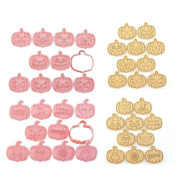 20-pack Pumpaformade Artisan Pajformar Mini Kakformar Degpressverktyg