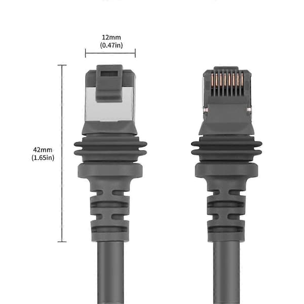 Erstatningskabel til Gen 3-kabel, erstatning for standard V3-kabel, vandtæt Ethernet-kabel