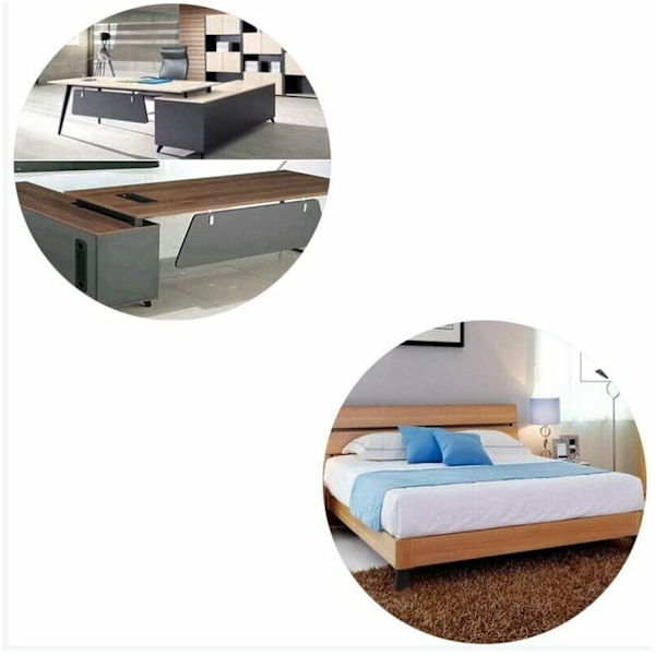 4 Justerbare Ben til Møbler, Køkkenben, Arbejdsbord, Bar, TV-Bord, Bordben, Aluminium Legering Møbelben, til Sofa, Bord, Skab