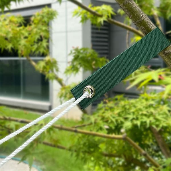 Tree Straps - 6-pack Windproof Plant Support Straps - Adjustable Tree Anchoring Straps for Garden Green 3.8x40cm
